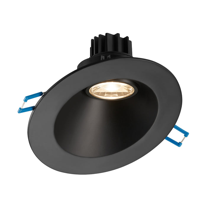 Lotus LED Lights 4 Inch 30 Degree Sloped Round Regressed Gimbal 7.5W LED 4000K Black 38 Degree 630Lm Air-Tight 90 CRI (LRG3-40K-4RSL-BK)