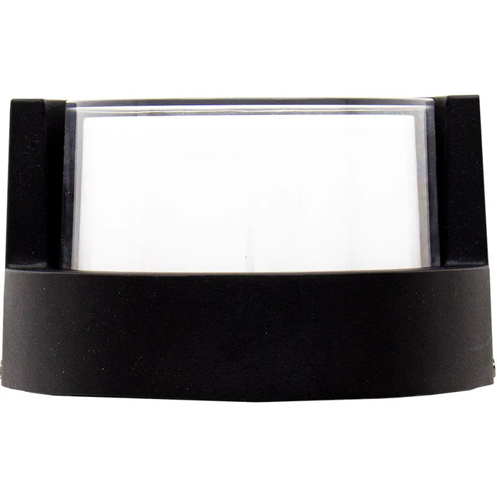 Westgate Manufacturing 7 Inch Round Indoor/Outdoor Wall Sconce 12W CCT Selectable 2700K/3000K/3500K/4000K/5000K And RGB 650Lm 120V WG App Or Remote Control Black (LRS-F-RGBW-BK)