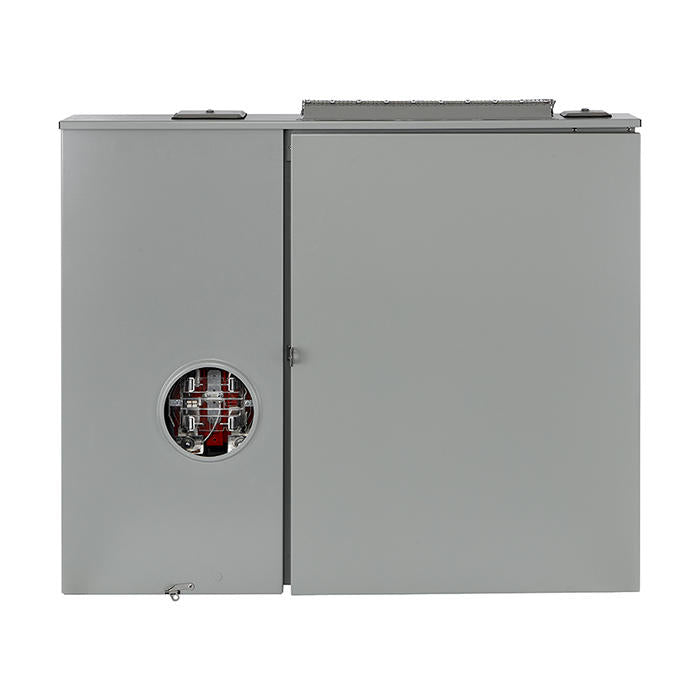 Leviton Outdoor Meter Main Ringless Lever 5TH Jaw  12-Space 300A (LS130-S5D)