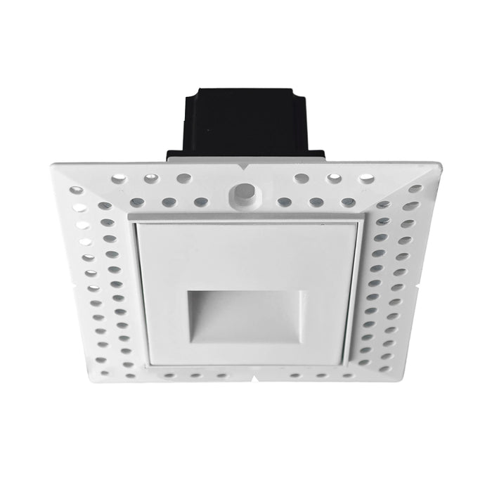 Lotus LED Lights Trimless LED Step Light 3W CCT Selectable 2700K/3000K/3500K/4000K/5000K 90 CRI 120V Vertical Mount (LSD05-5CCTWH)