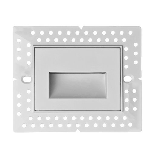 Lotus LED Lights Trimless LED Step Light 3W CCT Selectable 2700K/3000K/3500K/4000K/5000K 90 CRI 120V Horizontal Mount (LSD06-5CCTWH)