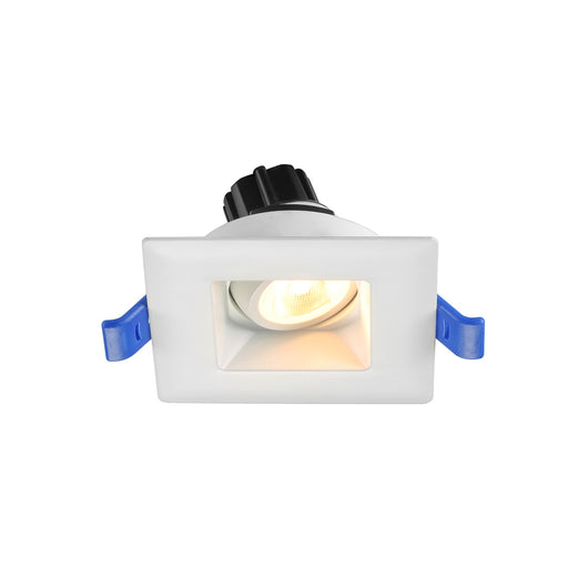 Lotus LED Lights 2 Inch Square Regressed Gimbal HO 5.5W LED Dim To Warm 3000K-1800K White 36 Degree Air-Tight 90 CRI (LSG2-3018K-HO-WH)