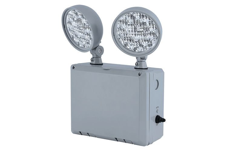 Lumination LUMELWG Wet Location Corrosion Resistant LED Emergency Light 120/277VAC Input Gray Finish (93162241)