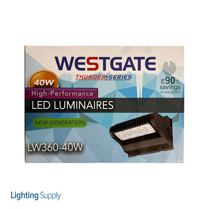 Westgate Manufacturing LED Rotatable Wall Pack Light 40W 5200Lm 5000K (LW360-40W-50K-G2)