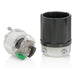 Leviton Black And White Lever Edge 20A 125/250V Locking Plug 3-Pole 4-Wire NEMA L14-20P Grounding Industrial Grade (2411E)