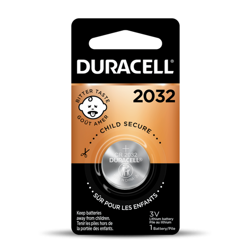 Duracell 4133301201 Home Medical Lithium 3V 1 Pack Blister (DL2032BPK)