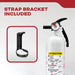Kidde M110G Basic 110 Fire Extinguisher 1-A:10-B:C 2.5 Pound Nylon Strap Bracket White Disposable (466627MTL)