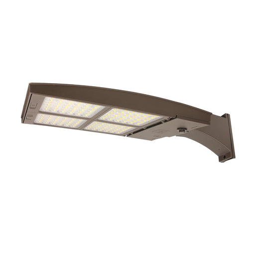 Maxlite 113492 M Series Area Flood 200W CCT Selectable 3000K/4000K/5000K Changeable Lens Type III Medium 277-480V Bronze Straight Arm (M200HC3M-CSBACR)