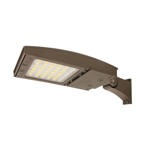 Maxlite 113084 M Series Area Flood Wattage/CCT Selectable 42W/55W/75W 3000K/4000K/5000K Changeable Lens Type III Medium Bronze Flexible Arm Mount (M75UC3M-WCSBFCR)