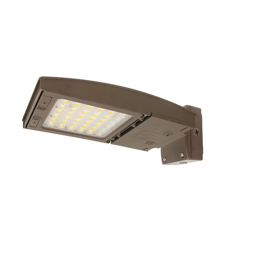 Maxlite 113092 M Series Area Flood Wattage/CCT Selectable 42W/55W/75W 3000K/4000K/5000K Changeable Lens Type III Medium Bronze Wall Mount (M75UC3M-WCSBWCR)