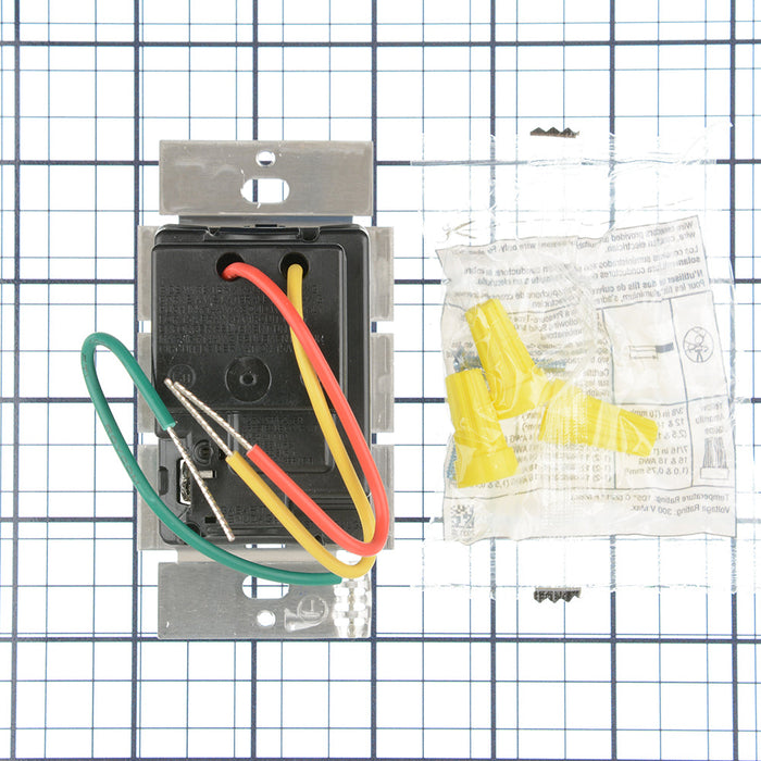 Lutron Maestro Dual LED+ Controls Dimmer And Timer Single Pole Black-Box (MACL-L3T251-BL)