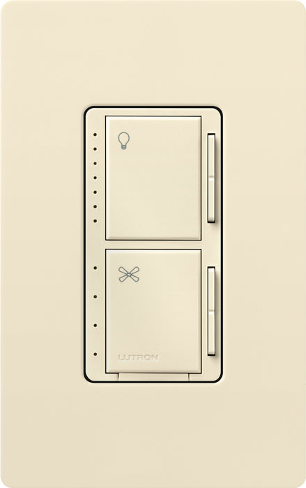 Lutron Maestro 1.5A/75W Fan/Light Speed Control Almond (MACL-LFQ-AL)