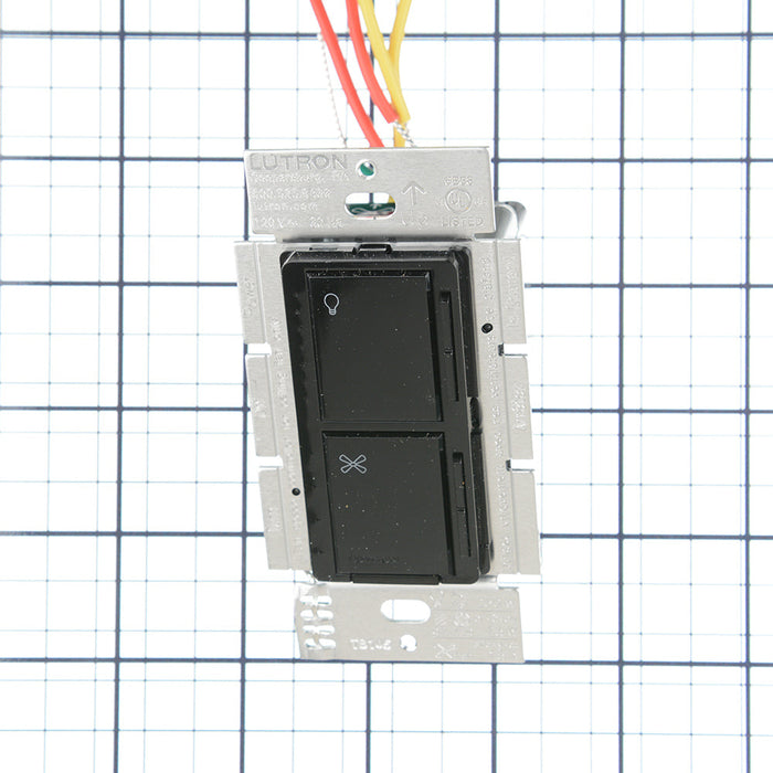Lutron Maestro 1.5A/75W Fan/Light Speed Control Black (MACL-LFQ-BL)