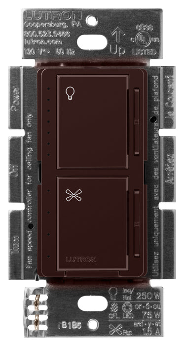 Lutron Maestro 1.5A/75W Fan/Light Speed Control Brown (MACL-LFQ-BR)