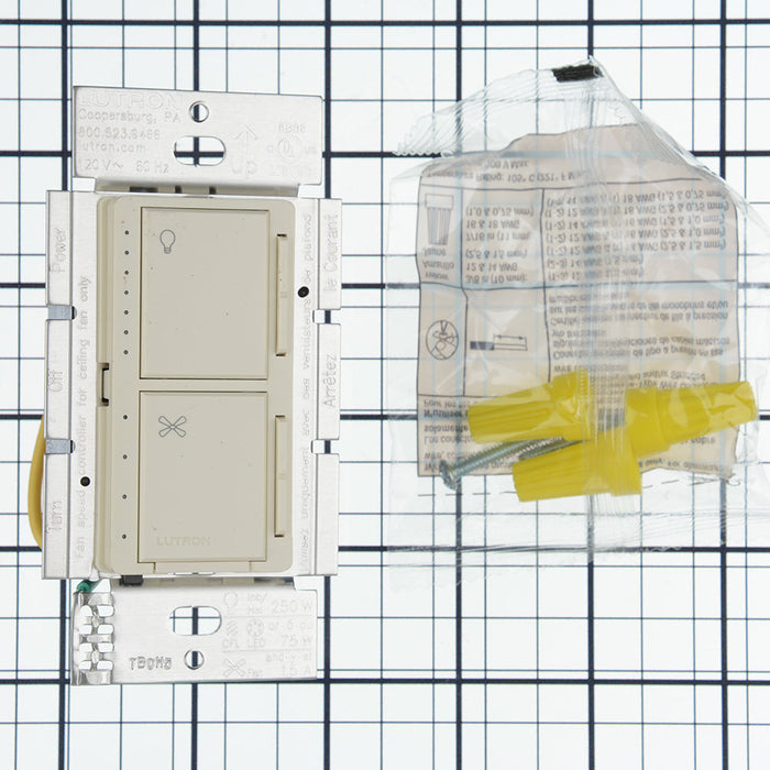 Lutron Maestro 1.5A/75W Fan/Light Speed Control Light Almond (MACL-LFQ-LA)