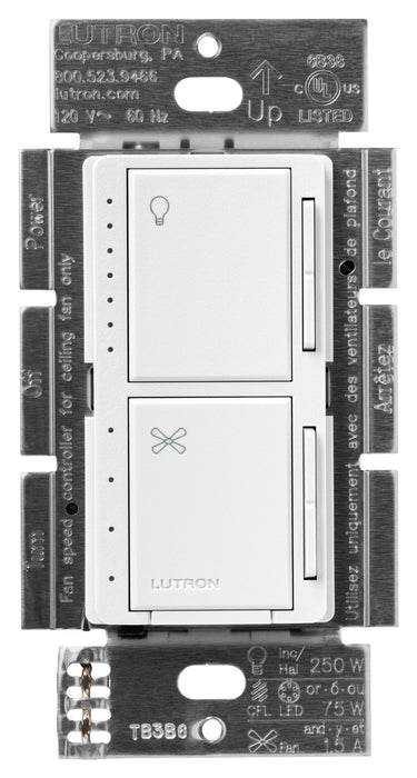 Lutron Maestro 1.5A/75W Fan/Light Speed Control Palladium (MACL-LFQ-PD)