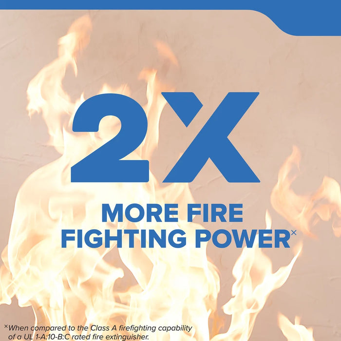 Kidde MAR210 Mariner 210 Fire Extinguisher 2-A:10-B:C 4 Pound Nylon Strap Bracket White Disposable With Stainless Steel Handle/Lever (21030904)