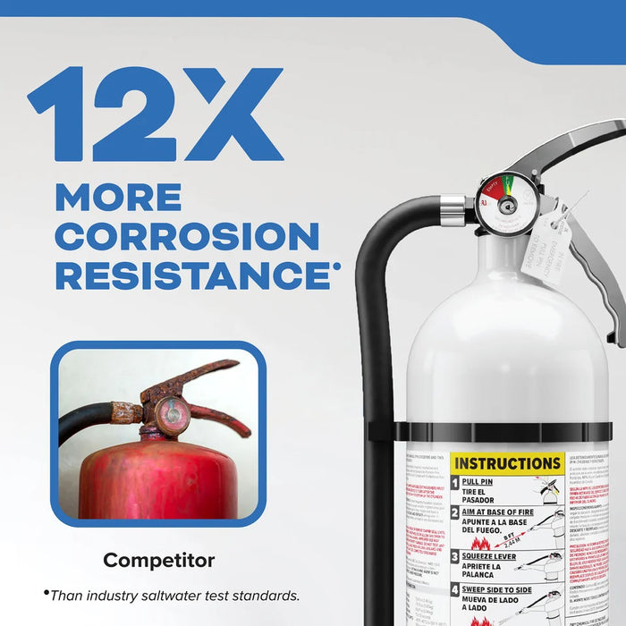 Kidde MAR340 Mariner 340 Fire Extinguisher 3-A:40-B:C 5 Pound (21031423)