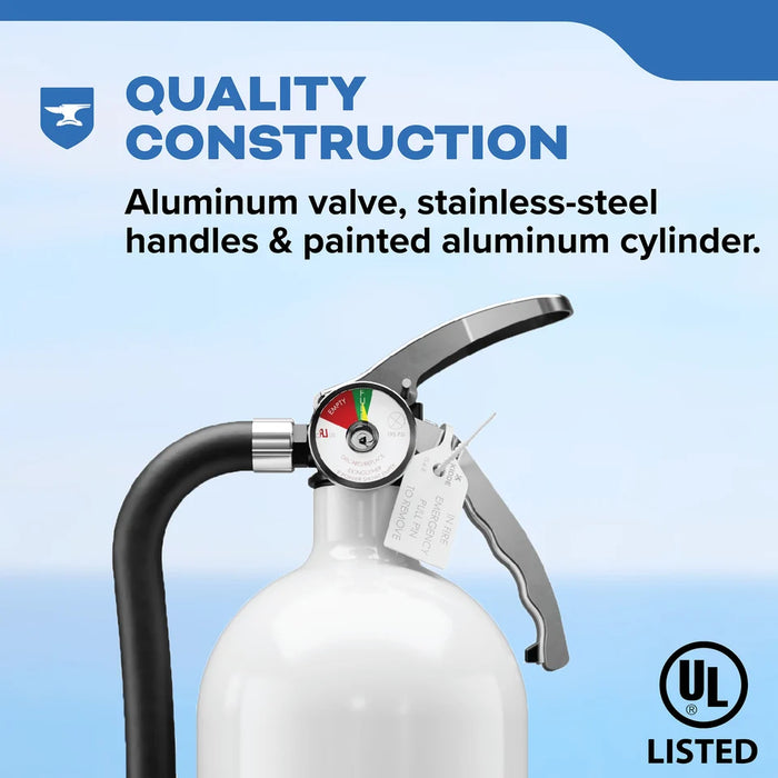 Kidde MAR340 Mariner 340 Fire Extinguisher 3-A:40-B:C 5 Pound (21031423)