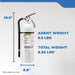 Kidde MAR340 Mariner 340 Fire Extinguisher 3-A:40-B:C 5 Pound (21031423)