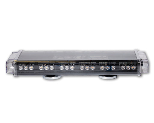 North American Signal Company 12/24V Amber Maximum Power 14 LED Lamp Light Bar 23 Inch Dash Mount Button (MAX24-C/A)