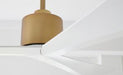 Generation Lighting Adler 60 Inch Ceiling Fan Burnished Brass Finish (3ADR60BBS)