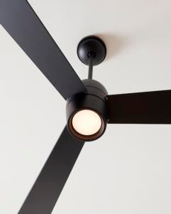 Generation Lighting Alba 60 Inch LED Ceiling Fan Midnight Black Finish (3ALBR60MBKD)