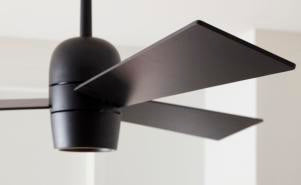 Generation Lighting Alba 60 Inch LED Ceiling Fan Midnight Black Finish (3ALBR60MBKD)