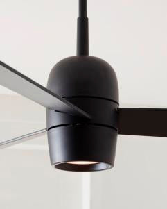 Generation Lighting Alba 60 Inch LED Ceiling Fan Midnight Black Finish (3ALBR60MBKD)