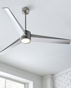 Generation Lighting Armstrong 60 Inch LED Ceiling Fan Brushed Steel Finish (3AMR60BSD)