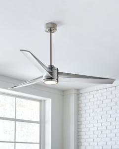 Generation Lighting Armstrong 60 Inch LED Ceiling Fan Brushed Steel Finish (3AMR60BSD)