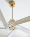 Generation Lighting Aspen 70 Inch Ceiling Fan Burnished Brass Finish (5ASPR70BBS)