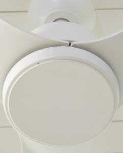 Generation Lighting Avila 52 Inch LED Ceiling Fan Matte White Finish (3AVLCR54RZWD)