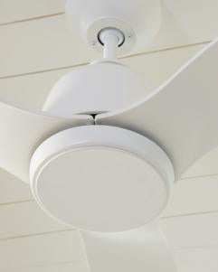 Generation Lighting Avila 52 Inch LED Ceiling Fan Matte White Finish (3AVLCR54RZWD)