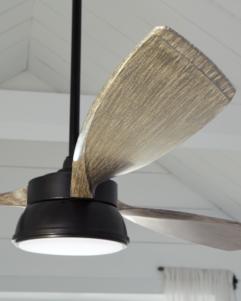 Generation Lighting Destin 57 Inch LED Ceiling Fan Aged Pewter Finish (3DSTR57AGPD)