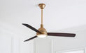 Generation Lighting Hicks 60 Inch LED Ceiling Fan Hand Rubbed Antique Brass Finish (3HCKR60HABD)