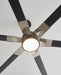 Generation Lighting Loft 62 Inch LED Ceiling Fan Midnight Black Finish (6LFR62MBKD)