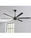 Generation Lighting Loft 72 Inch LED Ceiling Fan Midnight Black Finish (6LFR72MBKD)