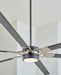 Generation Lighting Loft 96 Inch LED Ceiling Fan Midnight Black Finish (6LFR96MBKD)