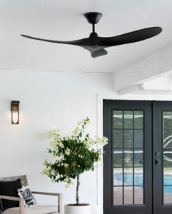 Generation Lighting Maverick 52 Inch Ceiling Fan Matte Black Finish (3MAVR52BKBK)