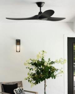 Generation Lighting Maverick 52 Inch Ceiling Fan Matte Black Finish (3MAVR52BKBK)