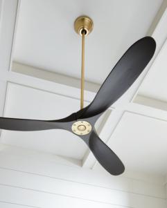 Generation Lighting Maverick 60 Inch Ceiling Fan Matte Black Finish (3MAVR60BKBK)