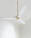 Generation Lighting Maverick 60 Inch Ceiling Fan Matte White Finish (3MAVR60RZW)