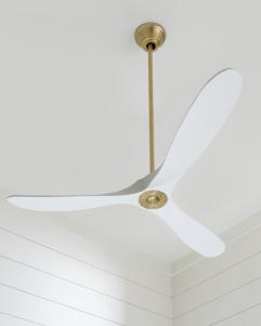 Generation Lighting Maverick 60 Inch Ceiling Fan Matte White Finish (3MAVR60RZW)