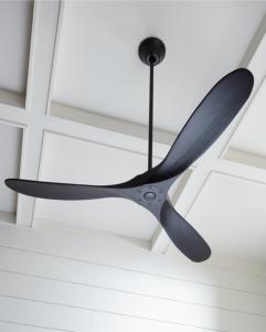 Generation Lighting Maverick 60 Inch Ceiling Fan Matte Black Finish (3MAVR60BKBK)