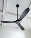 Generation Lighting Maverick 60 Inch Ceiling Fan Matte Black Finish (3MAVR60BKBK)