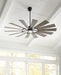 Generation Lighting Prairie 72 Inch LED Ceiling Fan Aged Pewter Finish (14PRR72AGPD)