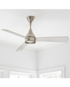 Generation Lighting Streaming 60 Inch LED Ceiling Fan Brushed Steel Finish (3STMSM60BSD)