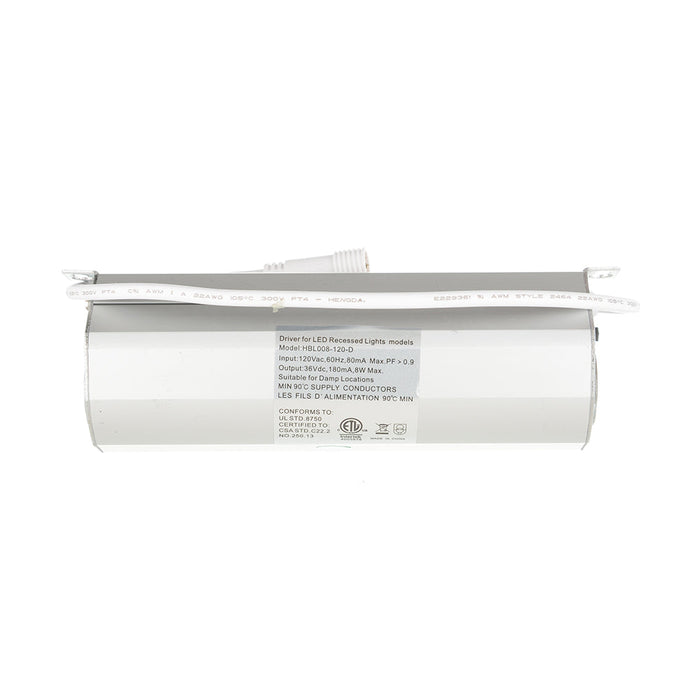 GM Lighting 120V MicroTask3 3 Inch Round Downlight CCT Selectable 2700K/3000K/3500K/4000K/5000K 90 CRI Integrated Power Supply And Junction Box Dimmable White (MDL-3R-5CCT-WH)