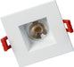 GM Lighting 120V MicroTask4 Mini IC Rated Recessed LED Downlight 15W 975Lm 2700K 90 CRI 4-1/2 Inch Square White (MDL-4S-27-WH)